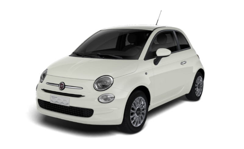 Fiat 500 HB Lounge Plus Hvid